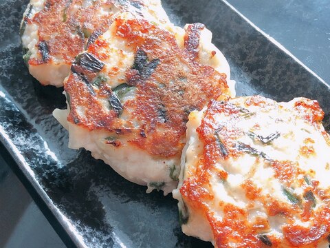 鶏ひき肉と豆腐のチヂミ